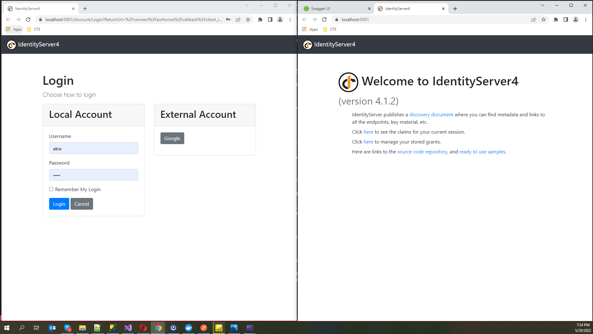 ui before login মাইক্রোসার্ভিসের সিকিউরিটি ও সিঙ্গেল সাইন-অন/সাইন-আউট(SSO): IdentityServer4(OAuth2,OpenID Connect), ASP.NET Identity